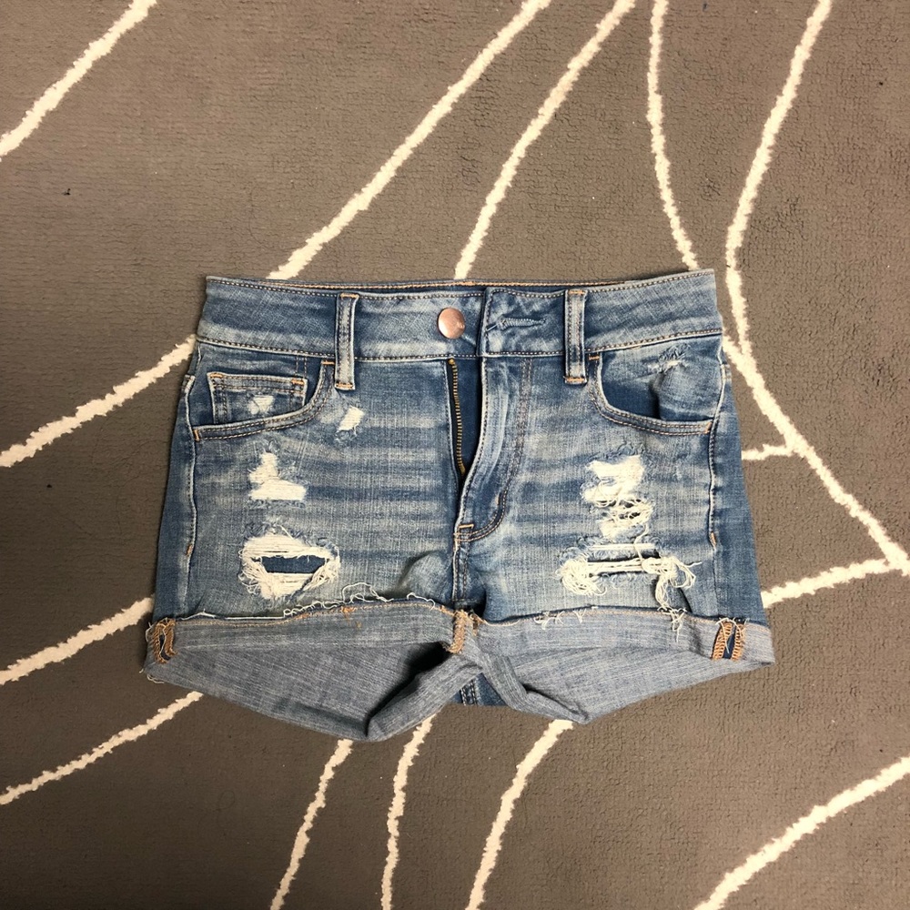 American eagle hi rise shortie